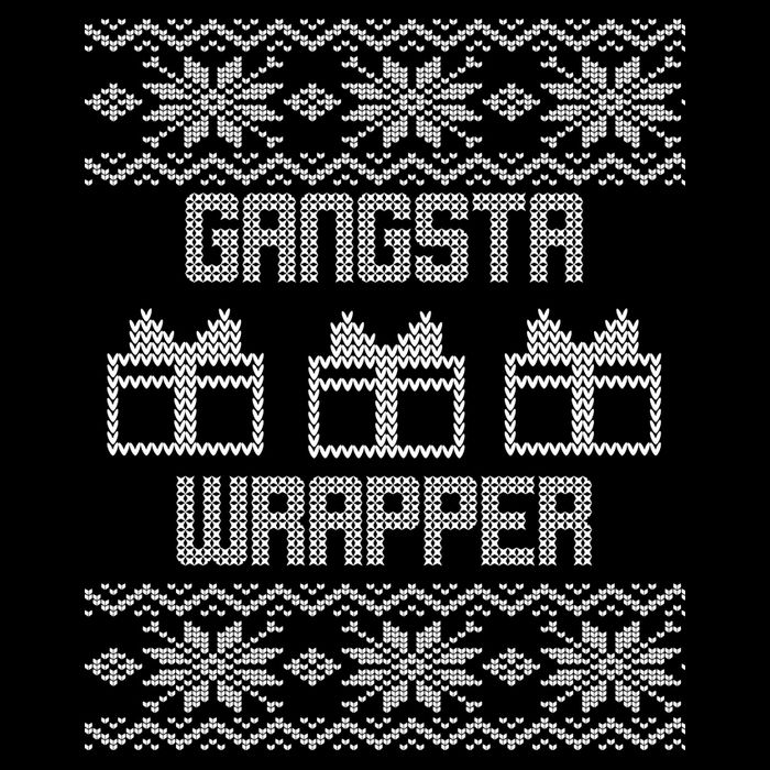 Gangster Wrapper Ugly Christmas Wool Snapback Cap