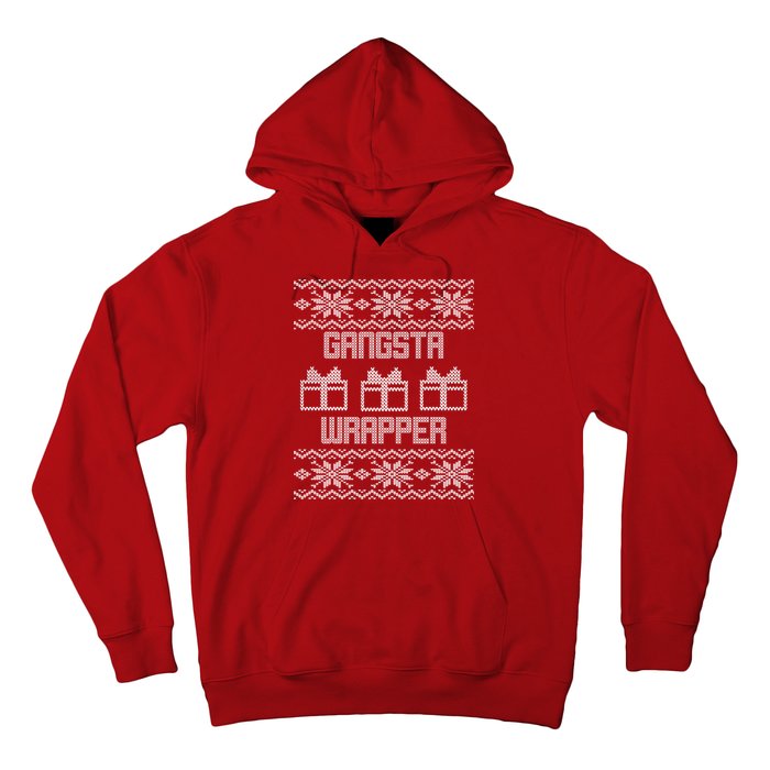 Gangster Wrapper Ugly Christmas Hoodie