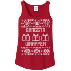 Gangster Wrapper Ugly Christmas Ladies Essential Tank