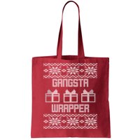 Gangster Wrapper Ugly Christmas Tote Bag