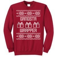 Gangster Wrapper Ugly Christmas Tall Sweatshirt