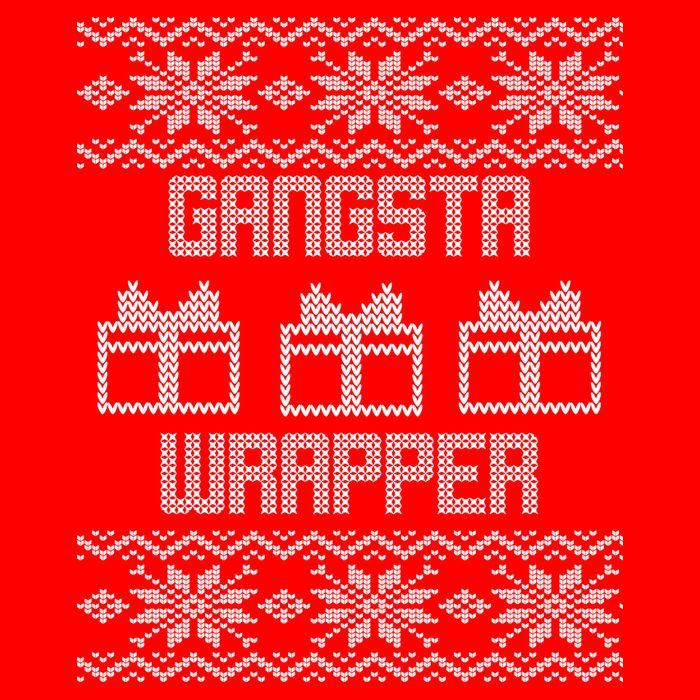 Gangster Wrapper Ugly Christmas Baby Bodysuit