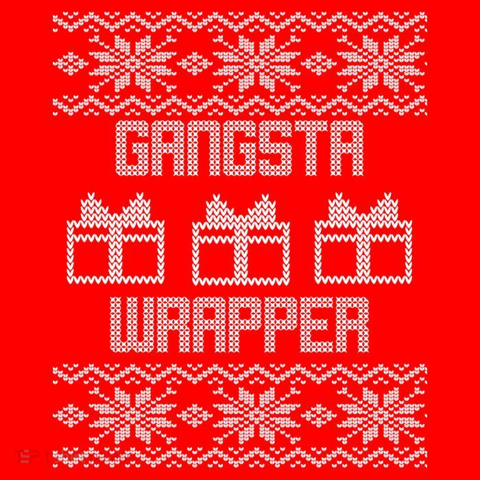 Gangster Wrapper Ugly Christmas Tank Top