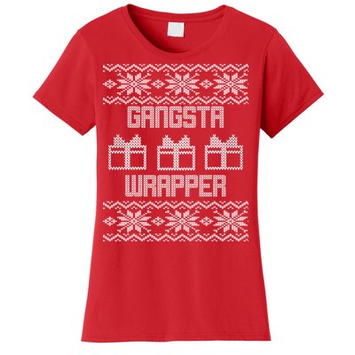 Gangster Wrapper Ugly Christmas Women's T-Shirt