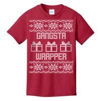 Gangster Wrapper Ugly Christmas Kids T-Shirt