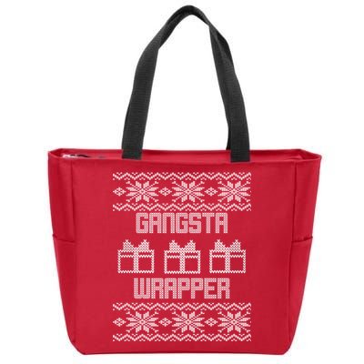 Gangster Wrapper Ugly Christmas Zip Tote Bag