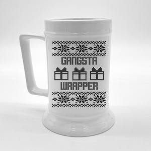 Gangster Wrapper Ugly Christmas Beer Stein