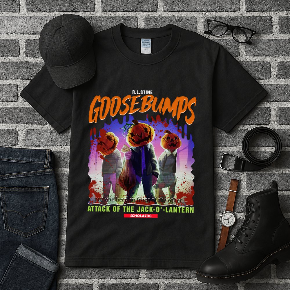 Goosebumps Attack Of Jack O Lantern One Day At Horror Land Classic Tall T-Shirt