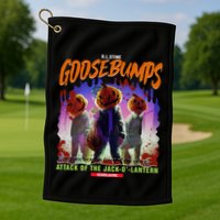 Goosebumps Attack Of Jack O Lantern One Day At Horror Land Classic Golf Towel