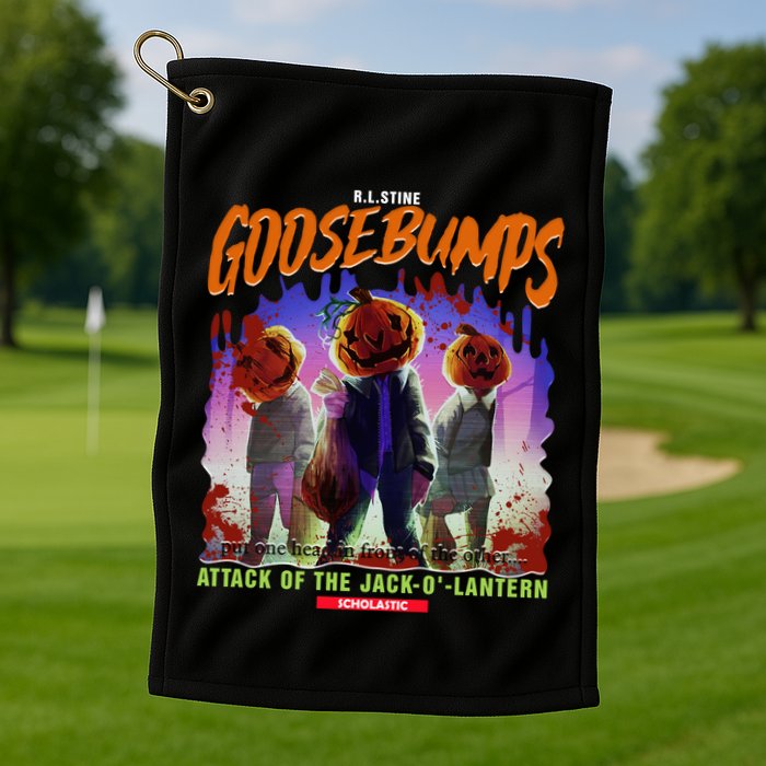 Goosebumps Attack Of Jack O Lantern One Day At Horror Land Classic Golf Towel