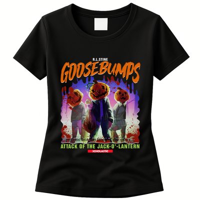 Goosebumps Attack Of Jack O Lantern One Day At Horror Land Classic Womens T-Shirt