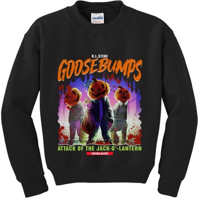 Goosebumps Attack Of Jack O Lantern One Day At Horror Land Classic Kids Sweatshirt