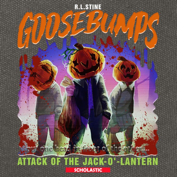Goosebumps Attack Of Jack O Lantern One Day At Horror Land Classic Cotton Canvas Backpack