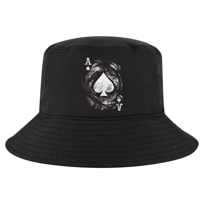 Grunge Ace Of Spades Cool Comfort Performance Bucket Hat
