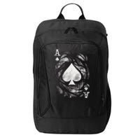 Grunge Ace Of Spades City Backpack