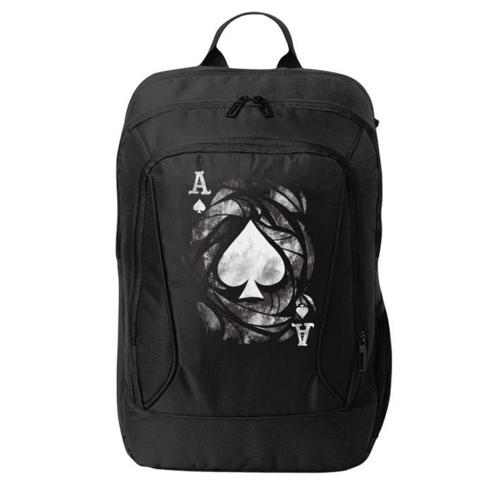 Grunge Ace Of Spades City Backpack