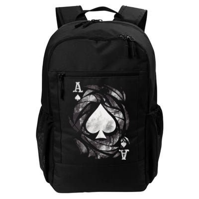 Grunge Ace Of Spades Daily Commute Backpack