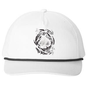 Grunge Ace Of Spades Snapback Five-Panel Rope Hat