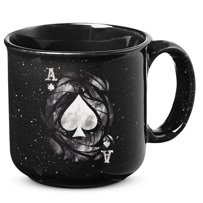 Grunge Ace Of Spades 15oz Campfire Ceramic Mug