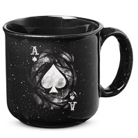 Grunge Ace Of Spades 15oz Campfire Ceramic Mug
