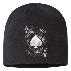 Grunge Ace Of Spades Sustainable Beanie