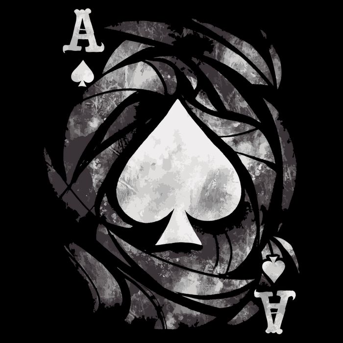 Grunge Ace Of Spades 16 in Basic Backpack