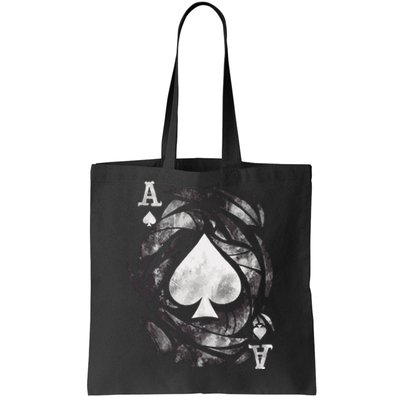 Grunge Ace Of Spades Tote Bag