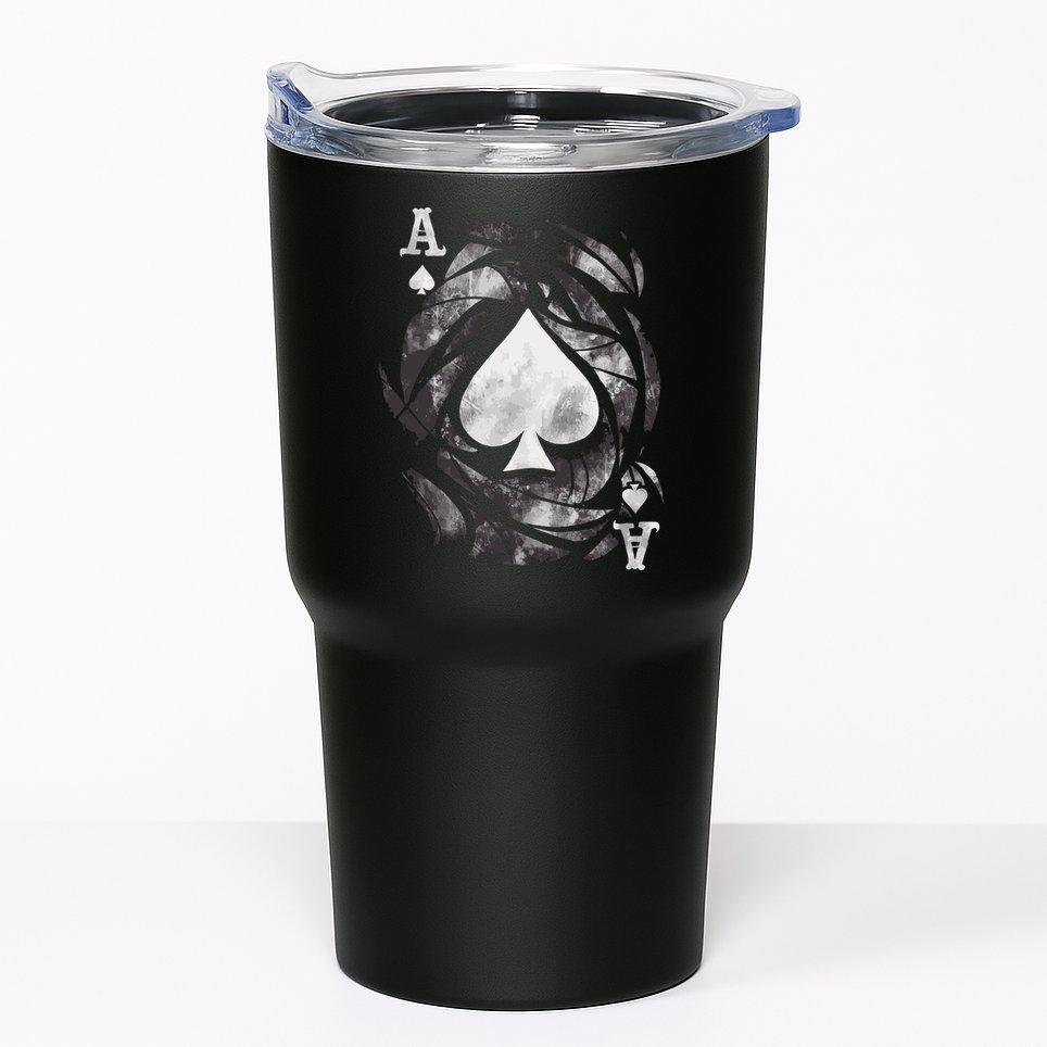 Grunge Ace Of Spades Tumbler