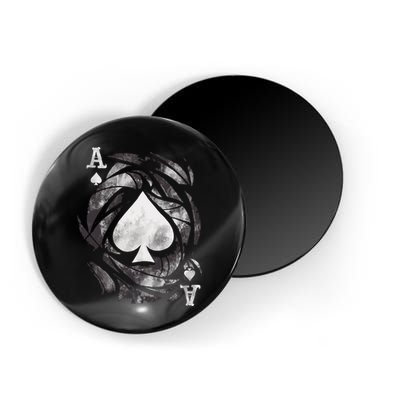 Grunge Ace Of Spades Magnet