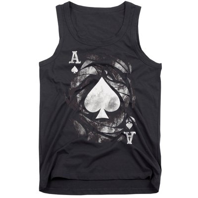 Grunge Ace Of Spades Tank Top