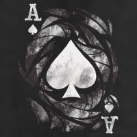 Grunge Ace Of Spades Golf Towel