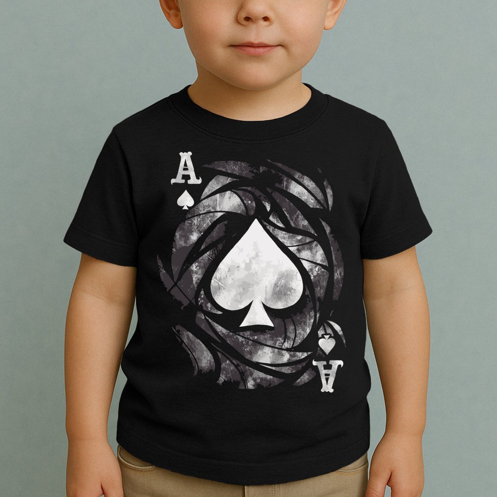 Grunge Ace Of Spades Toddler T-Shirt
