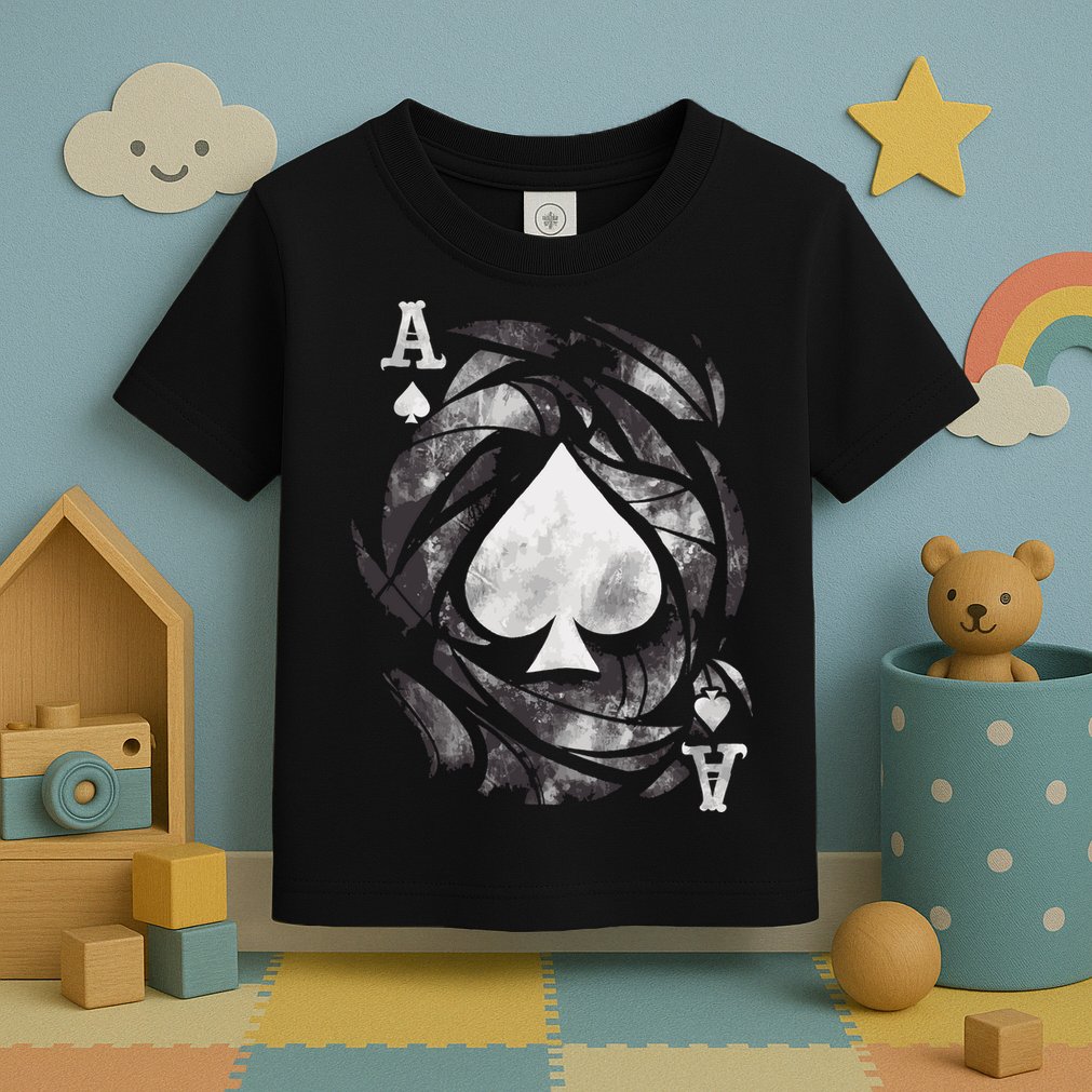 Grunge Ace Of Spades Toddler T-Shirt