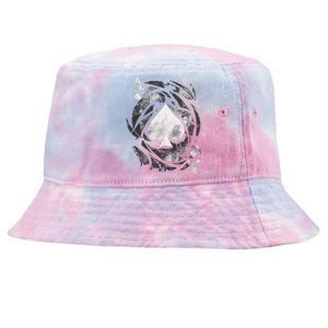 Grunge Ace Of Spades Tie-Dyed Bucket Hat