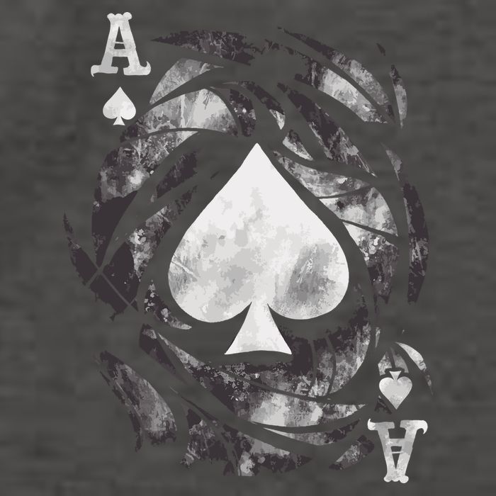 Grunge Ace Of Spades Vector Backpack