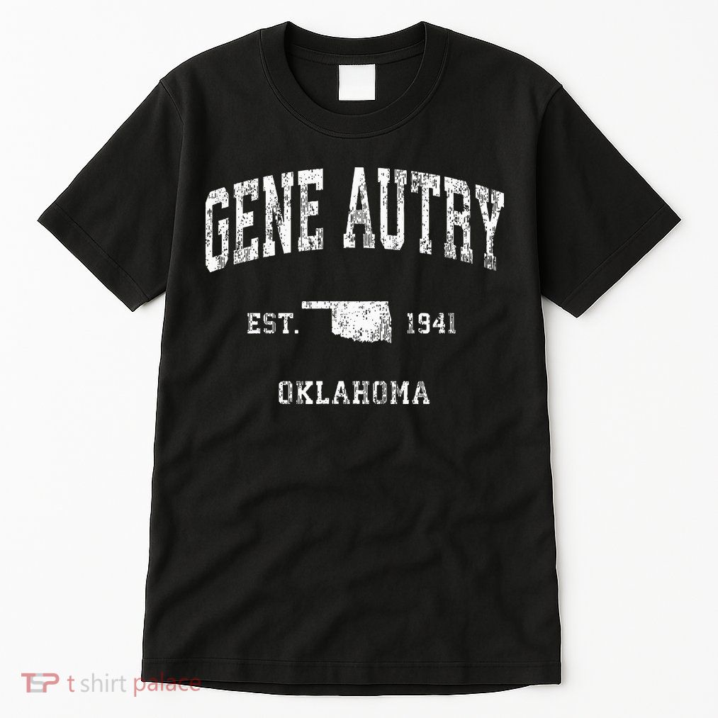 Gene Autry Oklahoma Ok Vintage Athletic Sports Design Tall T-Shirt
