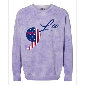 Go All Out Comma La 2024 Colorblast Crewneck Sweatshirt