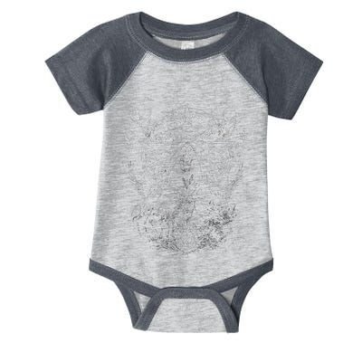 Gothic Aesthetic Occult Unholy Grunge Emo Punk Infant Baby Jersey Bodysuit