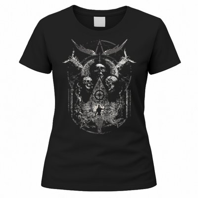 Gothic Aesthetic Occult Unholy Grunge Emo Punk Women's T-Shirt