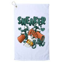 Girl Afro Oxidized Green 4s Matching Golf Towel