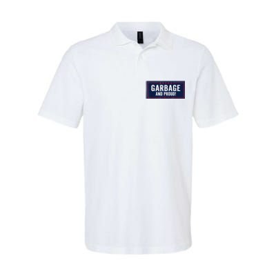 Garbage And Proud Softstyle Adult Sport Polo