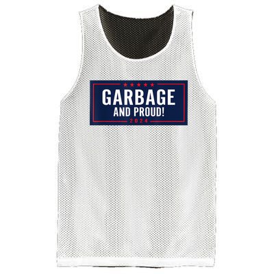 Garbage And Proud Mesh Reversible Basketball Jersey Tank