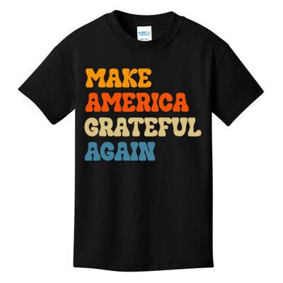 Grateful America Patriotic July 4th Celebration Kids T-Shirt