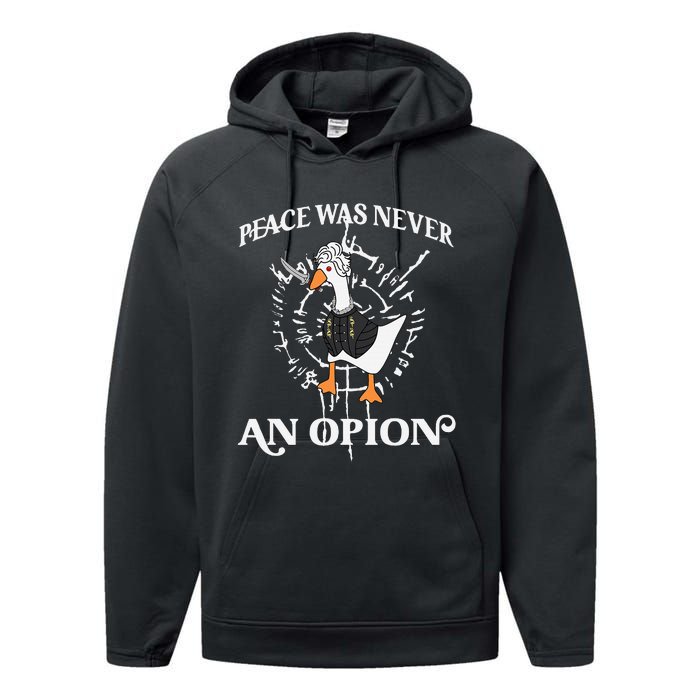 Goose Astarion Peace was an Never Option Performance Fleece Hoodie