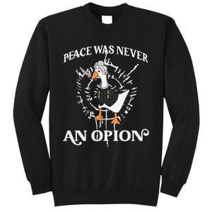 Goose Astarion Peace was an Never Option Sweatshirt