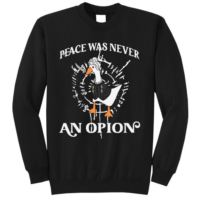 Goose Astarion Peace was an Never Option Sweatshirt