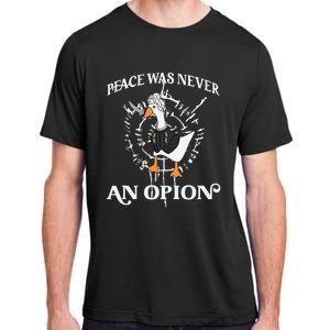 Goose Astarion Peace was an Never Option Adult ChromaSoft Performance T-Shirt