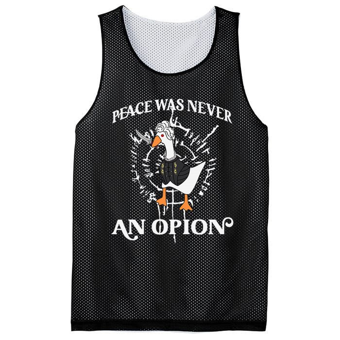 Goose Astarion Peace was an Never Option Mesh Reversible Basketball Jersey Tank