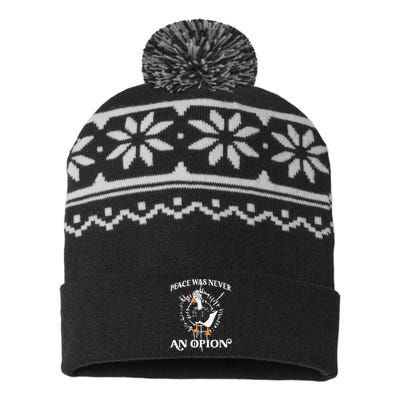 Goose Astarion Peace was an Never Option USA-Made Snowflake Beanie