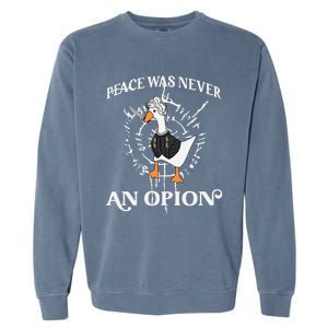 Goose Astarion Peace was an Never Option Garment-Dyed Sweatshirt